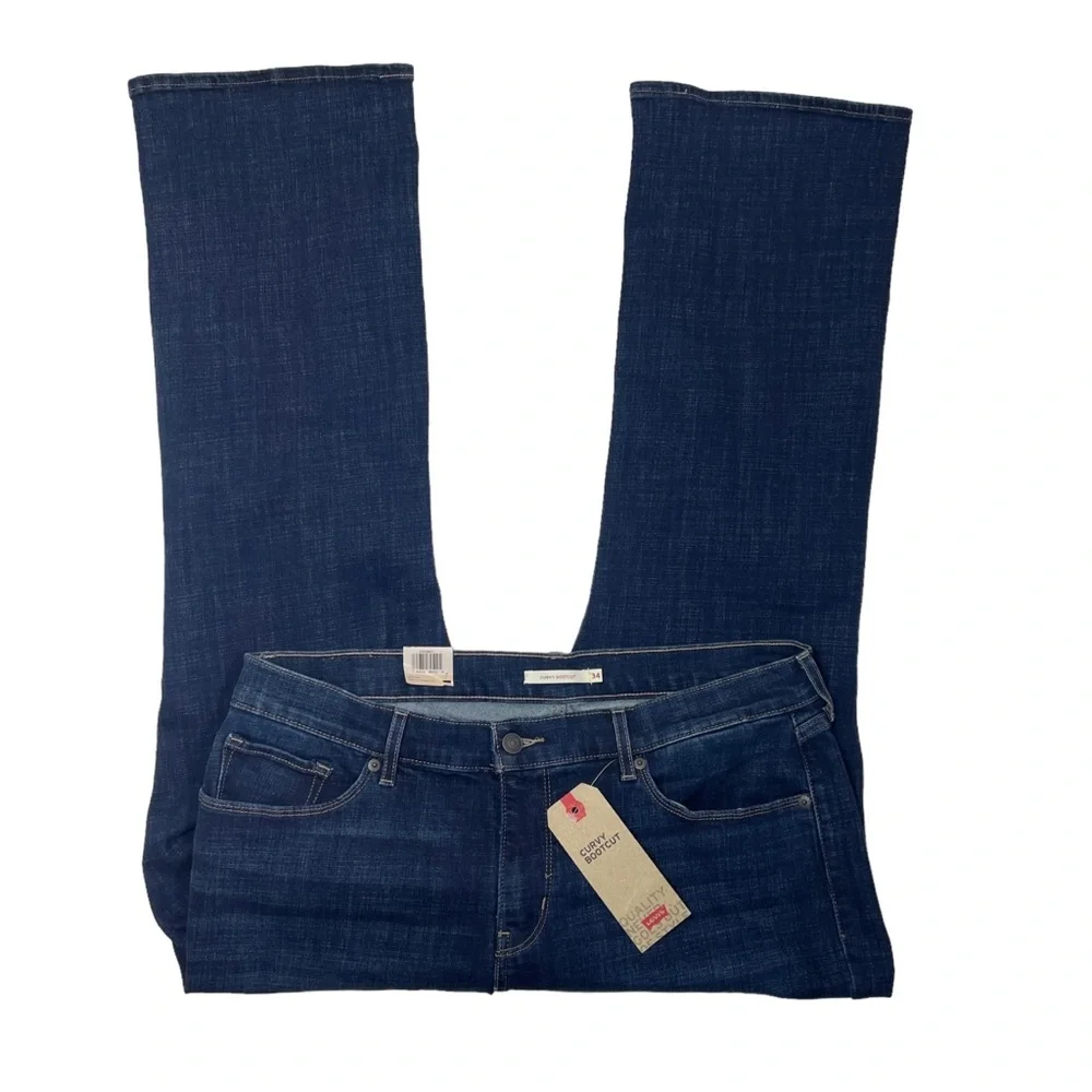 NWT Levi’s Sculpt Curvy Bootcut Mid Rise Stretch Jeans Women’s 18 Medium W34 L30